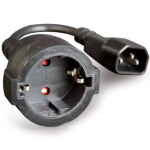 وصلة كهرباء سي 14 الي فيشة مجوفة