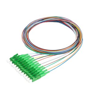 Fiber Optical Pigtail, LC/APC, 12 Colors, 1.5M, 0.9mm