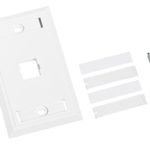 كومسكوب  108258427 | M10L-262 فيس بليت فتحة واحدة ، مستطيل ، ابيض